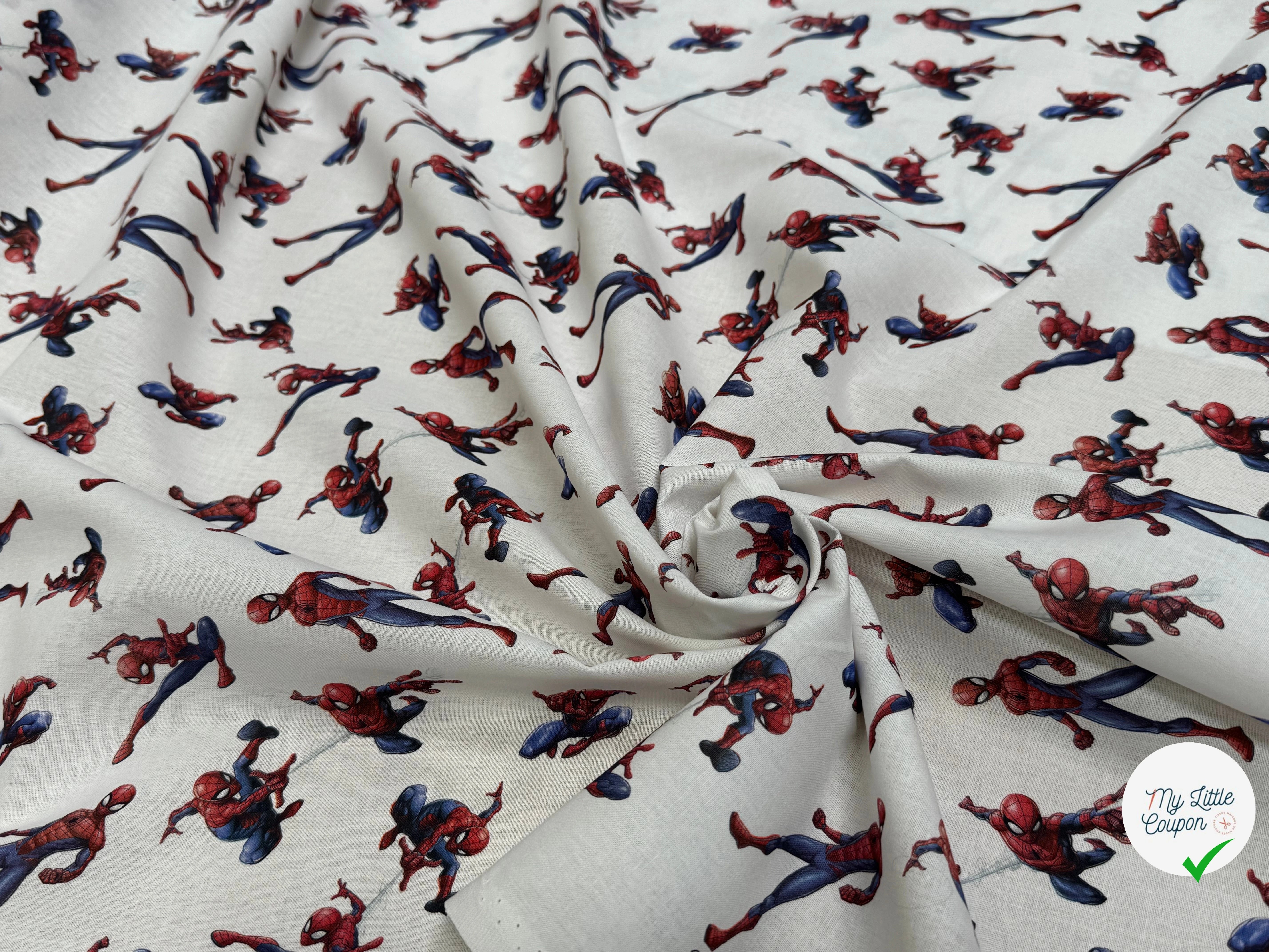 COTON IMPRIMÉ SPIDERMAN A50 - My Little Coupon