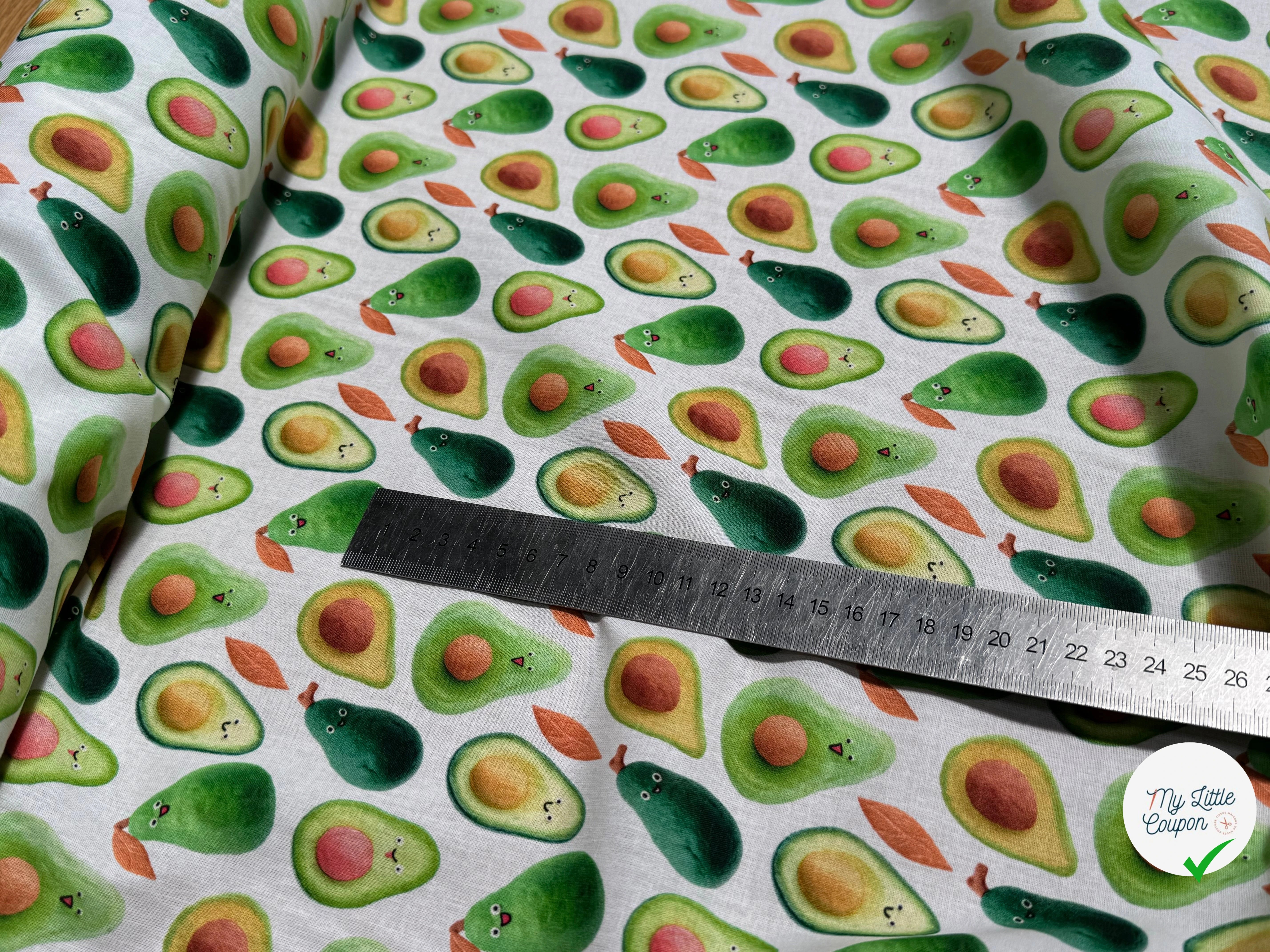 COTON IMPRIMÉ TREND DIVERSITIS AVOCADO - My Little Coupon