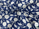 COTON INDIEN TAJ-MAHAL 002 INDIGO LAIZE 110 - My Little Coupon