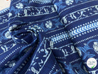 COTON INDIEN TAJ-MAHAL 003 INDIGO LAIZE 110 - My Little Coupon