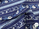 COTON INDIEN TAJ-MAHAL 003 INDIGO LAIZE 110 - My Little Coupon