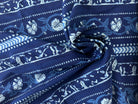 COTON INDIEN TAJ-MAHAL 003 INDIGO LAIZE 110 - My Little Coupon