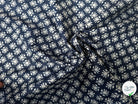 COTON INDIEN TAJ-MAHAL 004 INDIGO LAIZE 110 - My Little Coupon