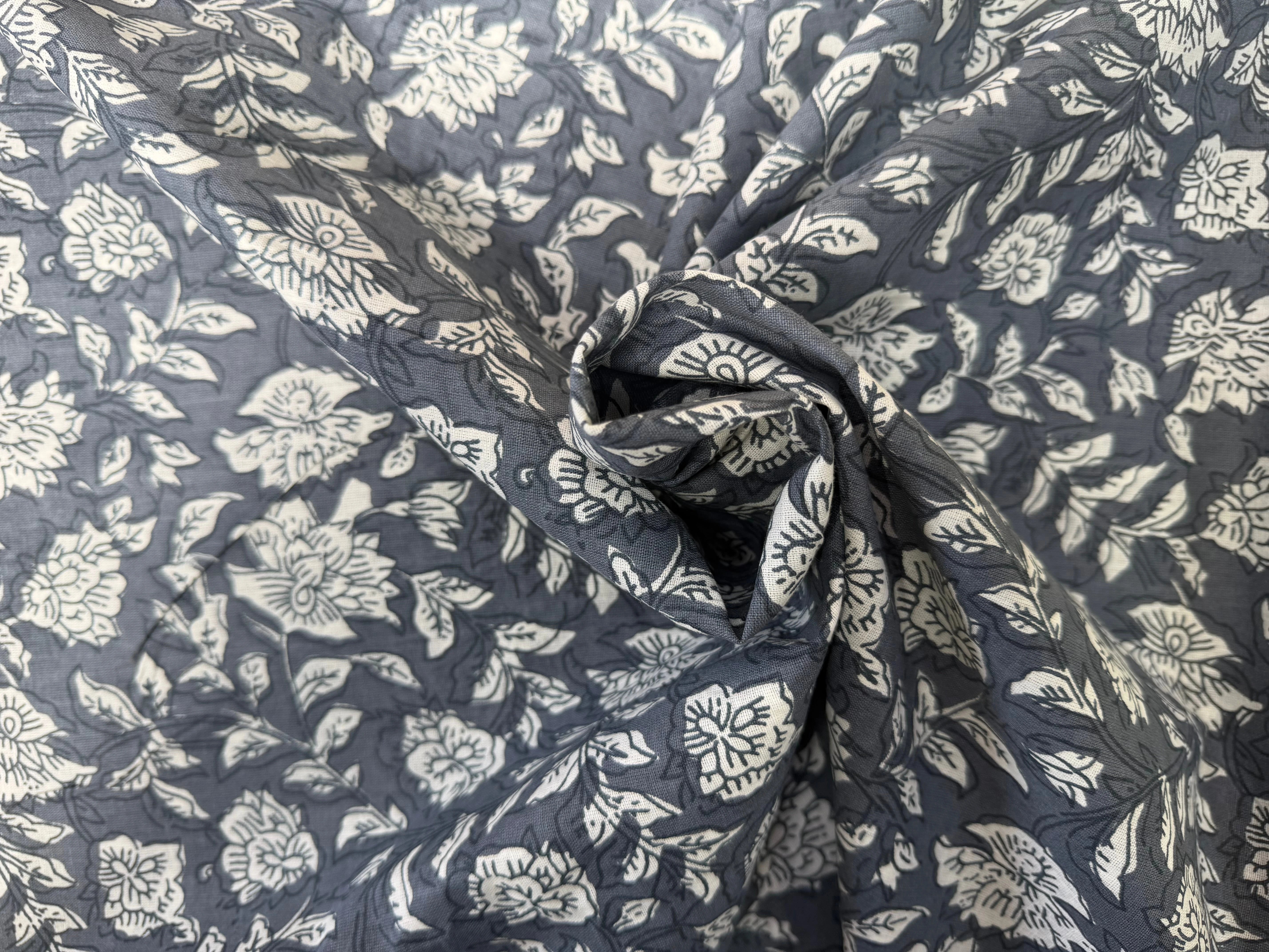 COTON INDIEN TAJ-MAHAL 005 GRIS LAIZE 110 - My Little Coupon
