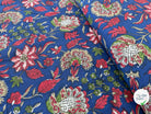 COTON INDIEN TAJ-MAHAL 006 BLEU LAIZE 110 - My Little Coupon