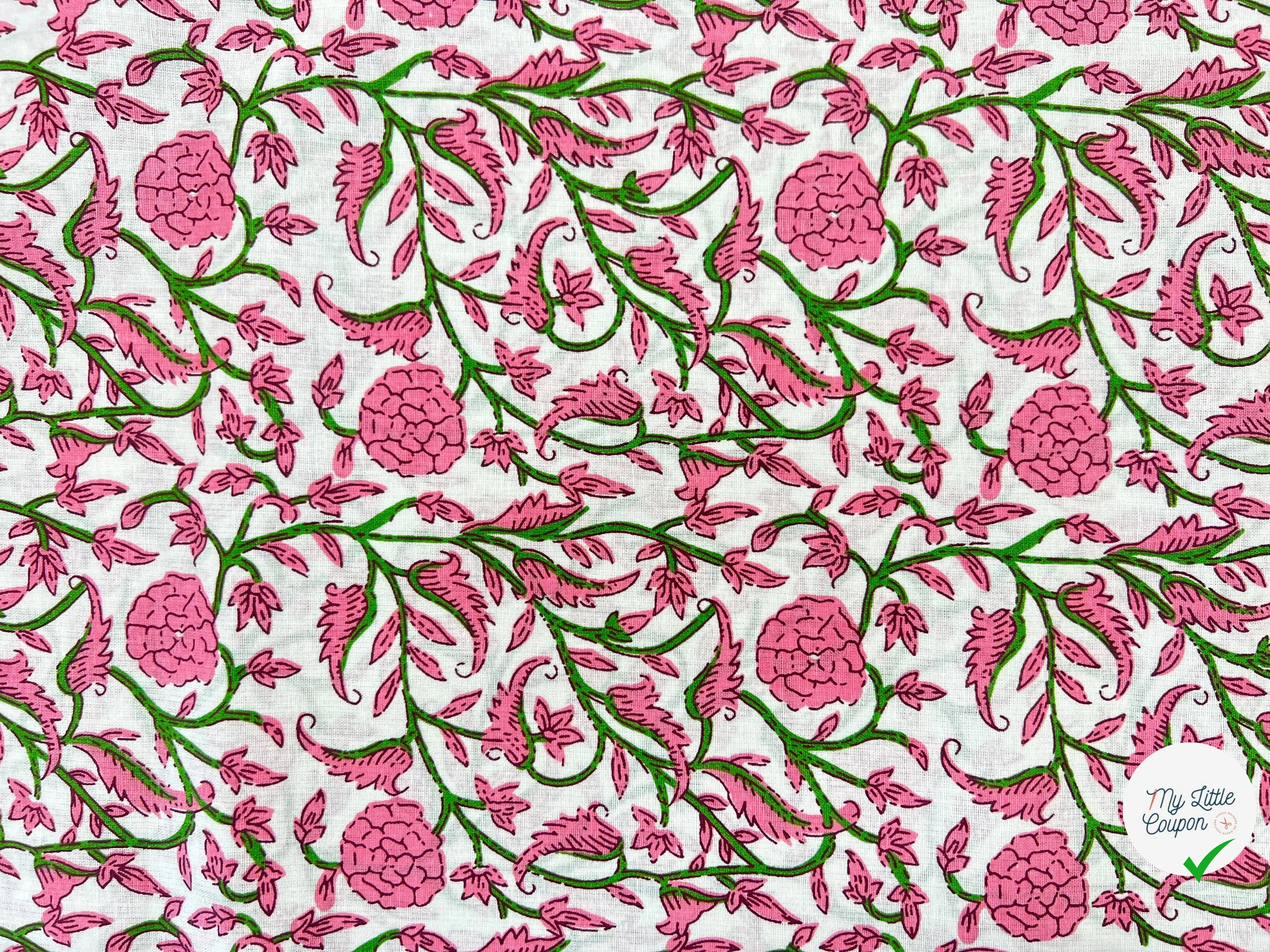 COTON INDIEN TAJ-MAHAL 010 BLANC LAIZE 110 - My Little Coupon