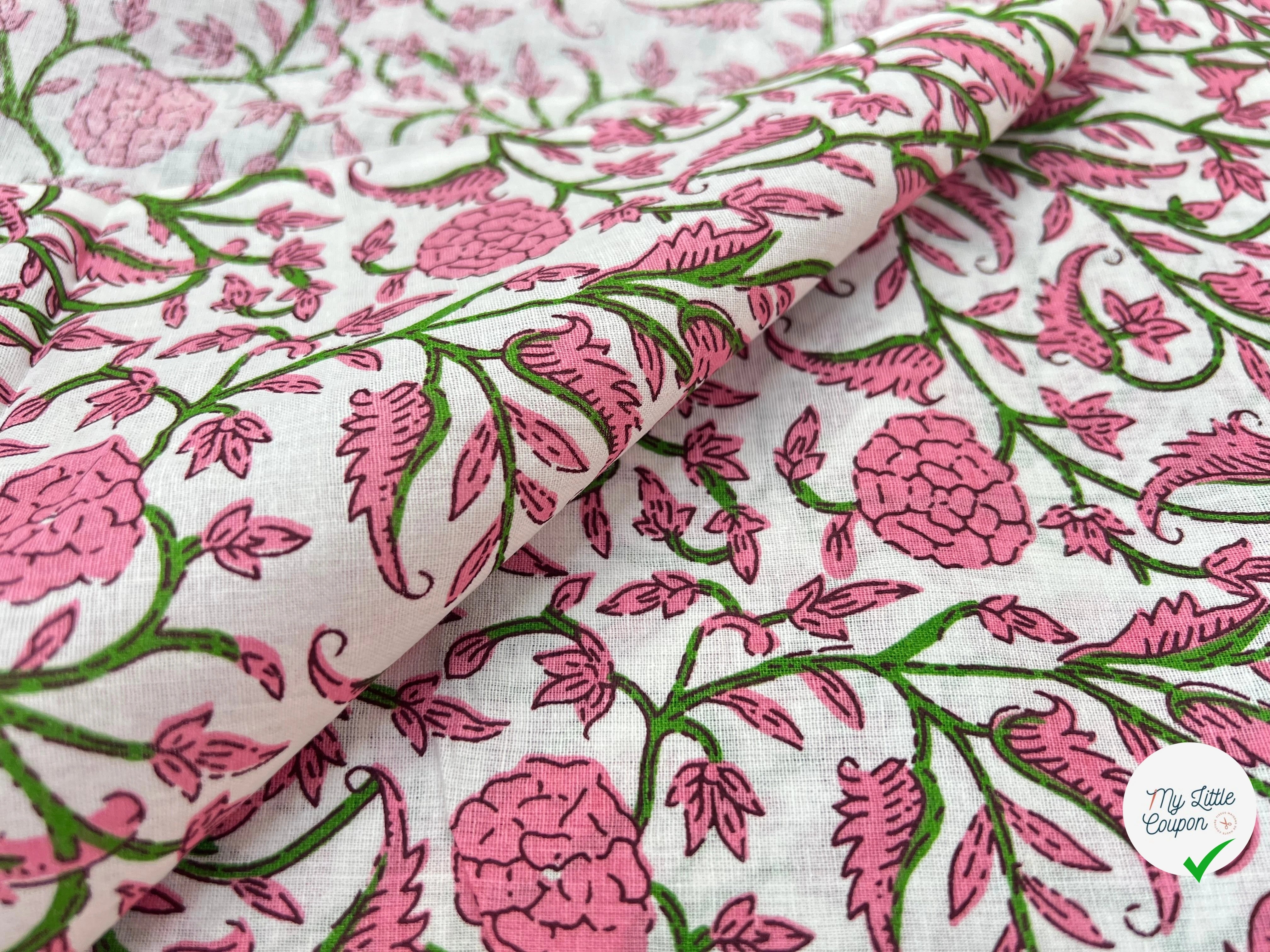 COTON INDIEN TAJ-MAHAL 010 BLANC LAIZE 110 - My Little Coupon