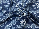 COTON INDIEN TAJ-MAHAL 015 INDIGO LAIZE 110 - My Little Coupon