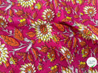 COTON INDIEN TAJ-MAHAL 018 FUCHSIA LAIZE 110 - My Little Coupon