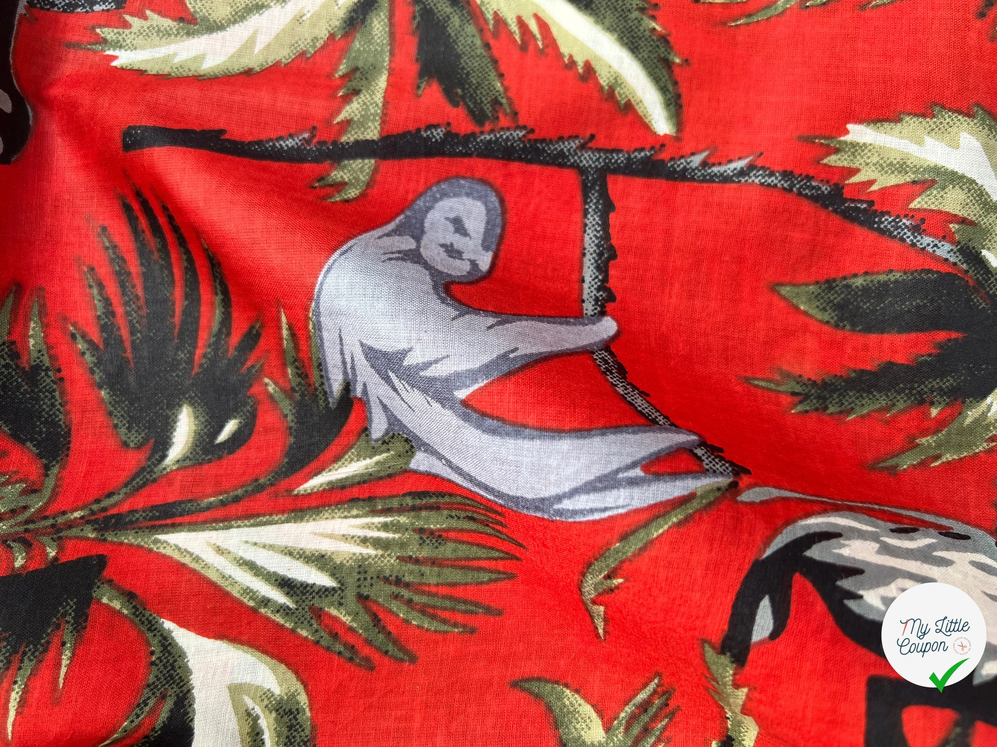 COTON INDIEN TAJ-MAHAL 023 ROUGE LAIZE 110 - My Little Coupon