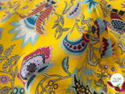 COTON INDIEN TAJ-MAHAL 026 JAUNE LAIZE 110 - My Little Coupon