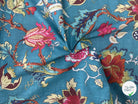 COTON INDIEN TAJ-MAHAL 028 BLEU LAIZE 110 - My Little Coupon