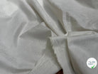COTON JACQUARD DAMASSÉ BLANC CASSÉ MOTIFS FLORAUX 280 DE LAIZE SOFT TOUCHÉ - My Little Coupon