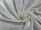 COTON JACQUARD DAMASSÉ BLANC CASSÉ MOTIFS FLORAUX 280 DE LAIZE SOFT TOUCHÉ - My Little Coupon