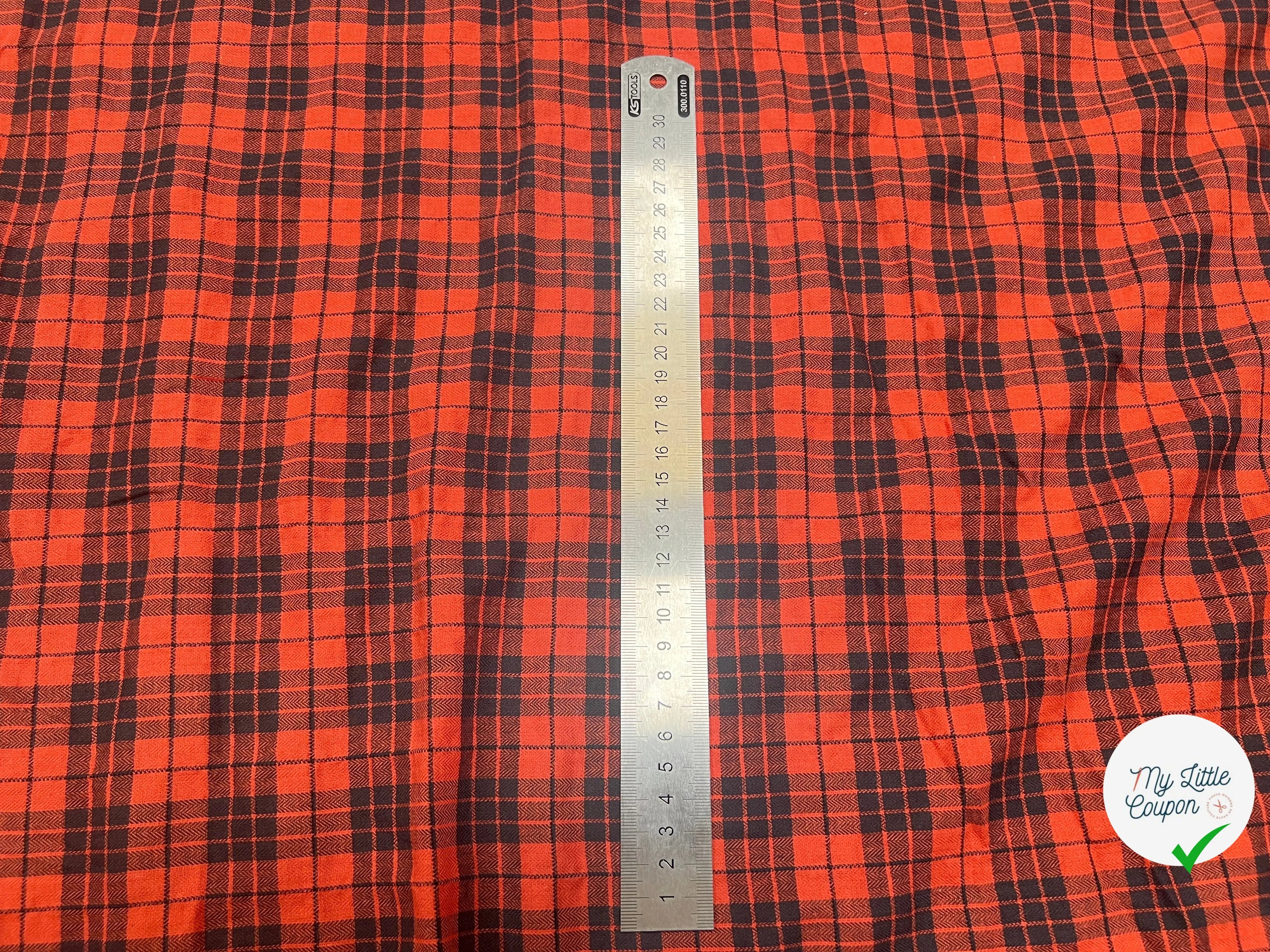 COTON JAPONAIS CHEVRON ROUGE ET NOIR - My Little Coupon