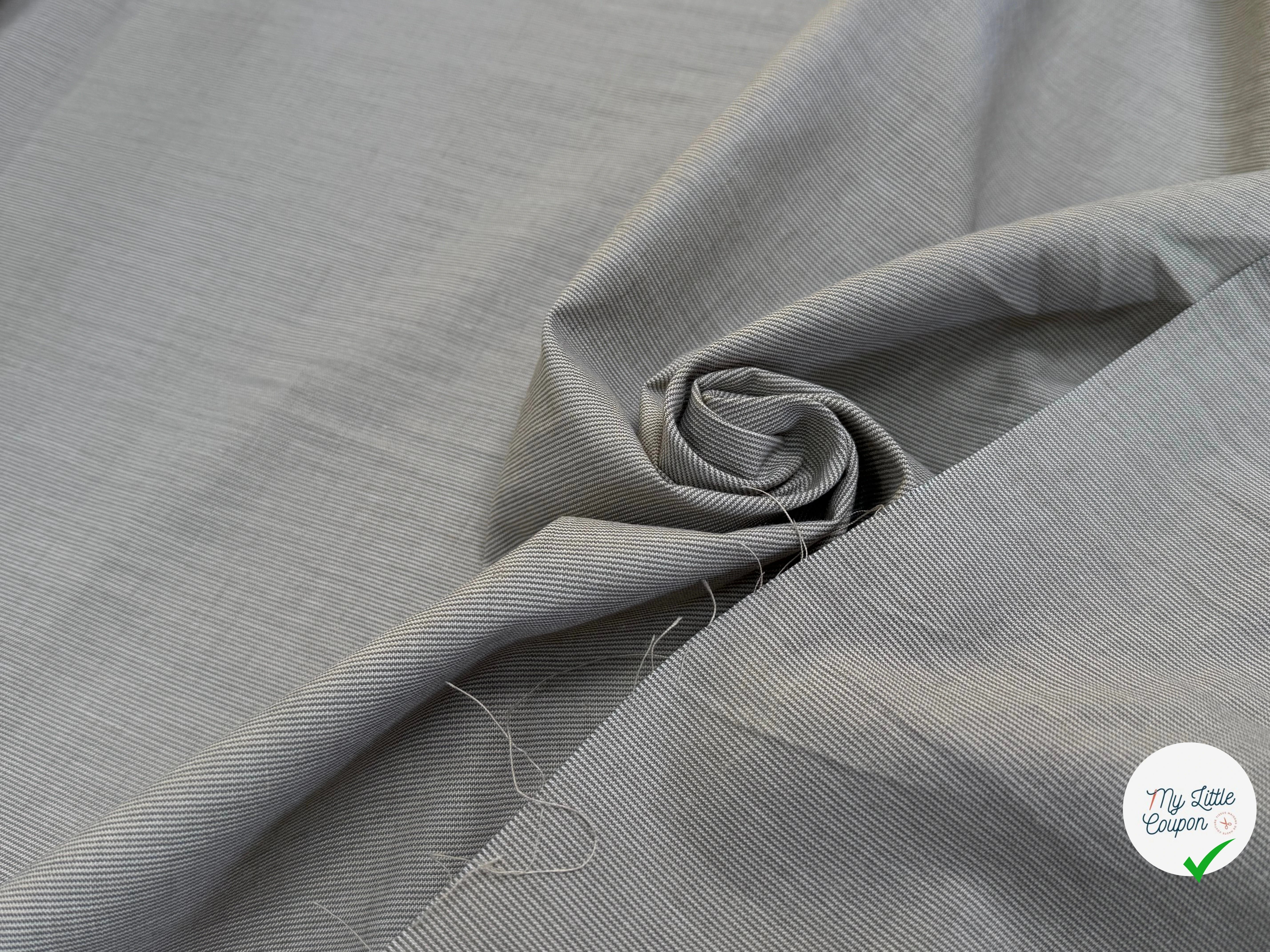 COTON LIN ESPRIT EXFORD UTRA BEAU GRIS 34% LIN - My Little Coupon