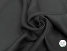 COTON LIN SERGÉ NOIR ANTHRACITE - My Little Coupon