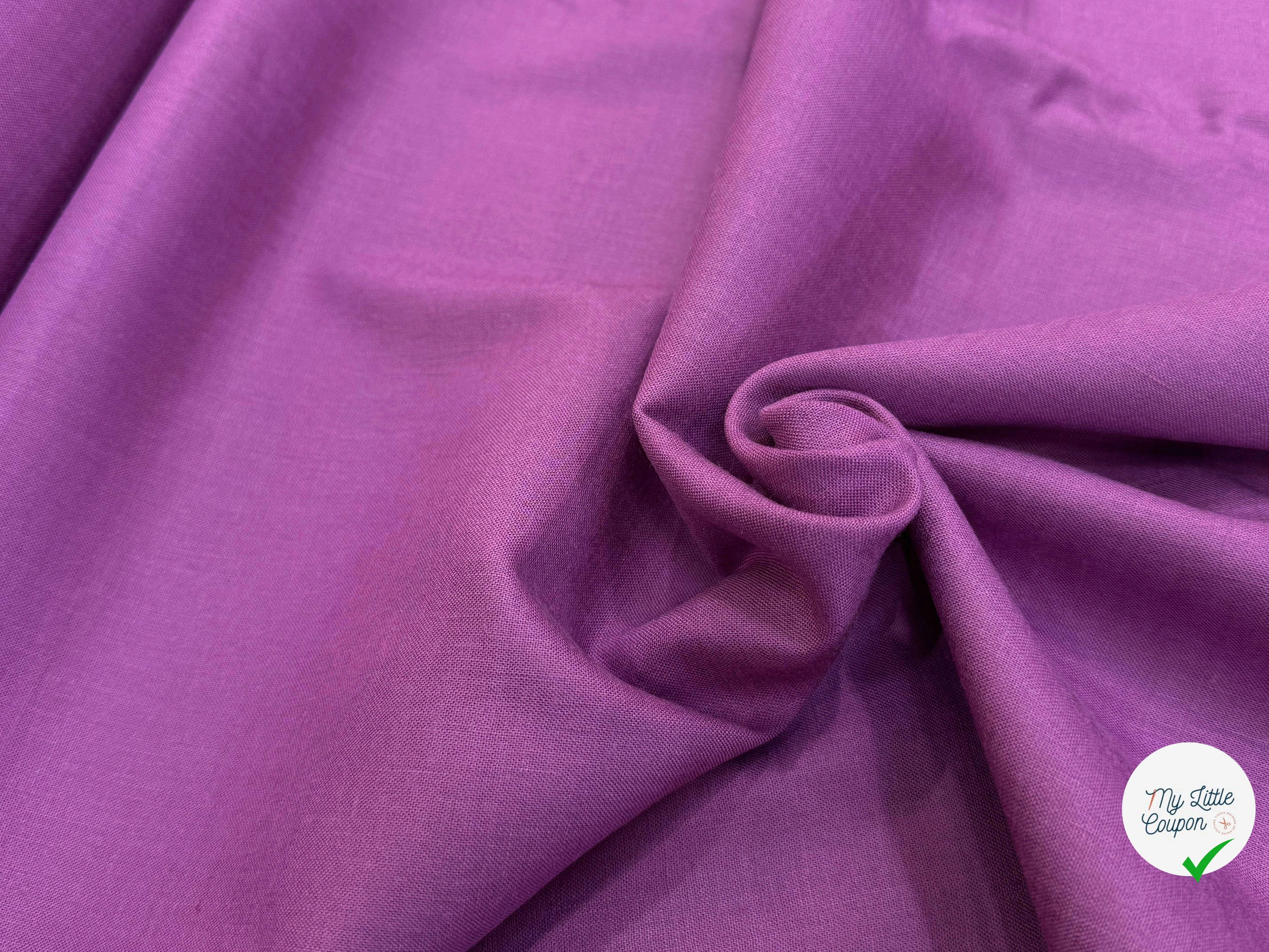 COTON LIN SOFT TOUCHER STRETCH VIOLET - My Little Coupon