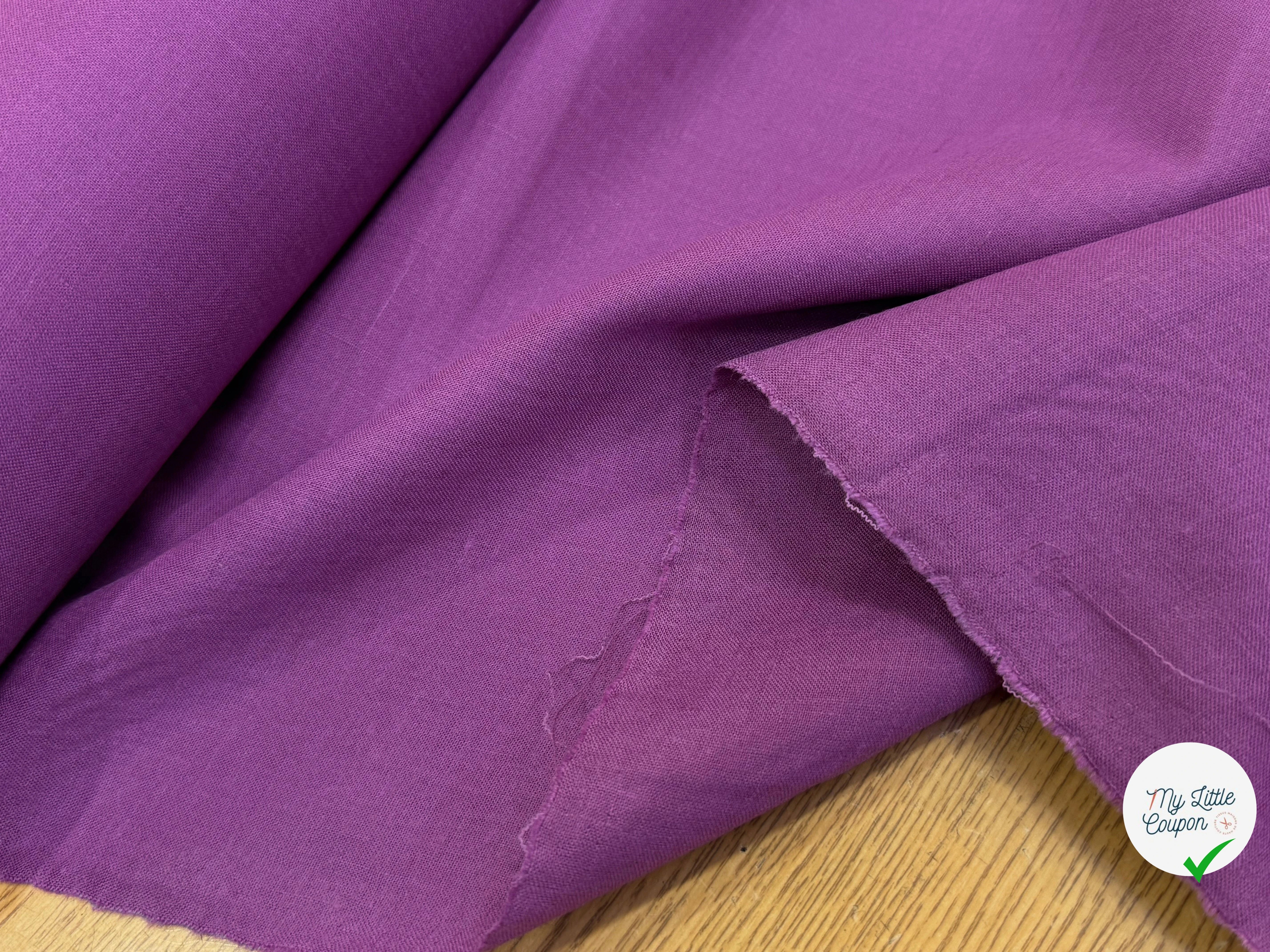 COTON LIN SOFT TOUCHER STRETCH VIOLET - My Little Coupon