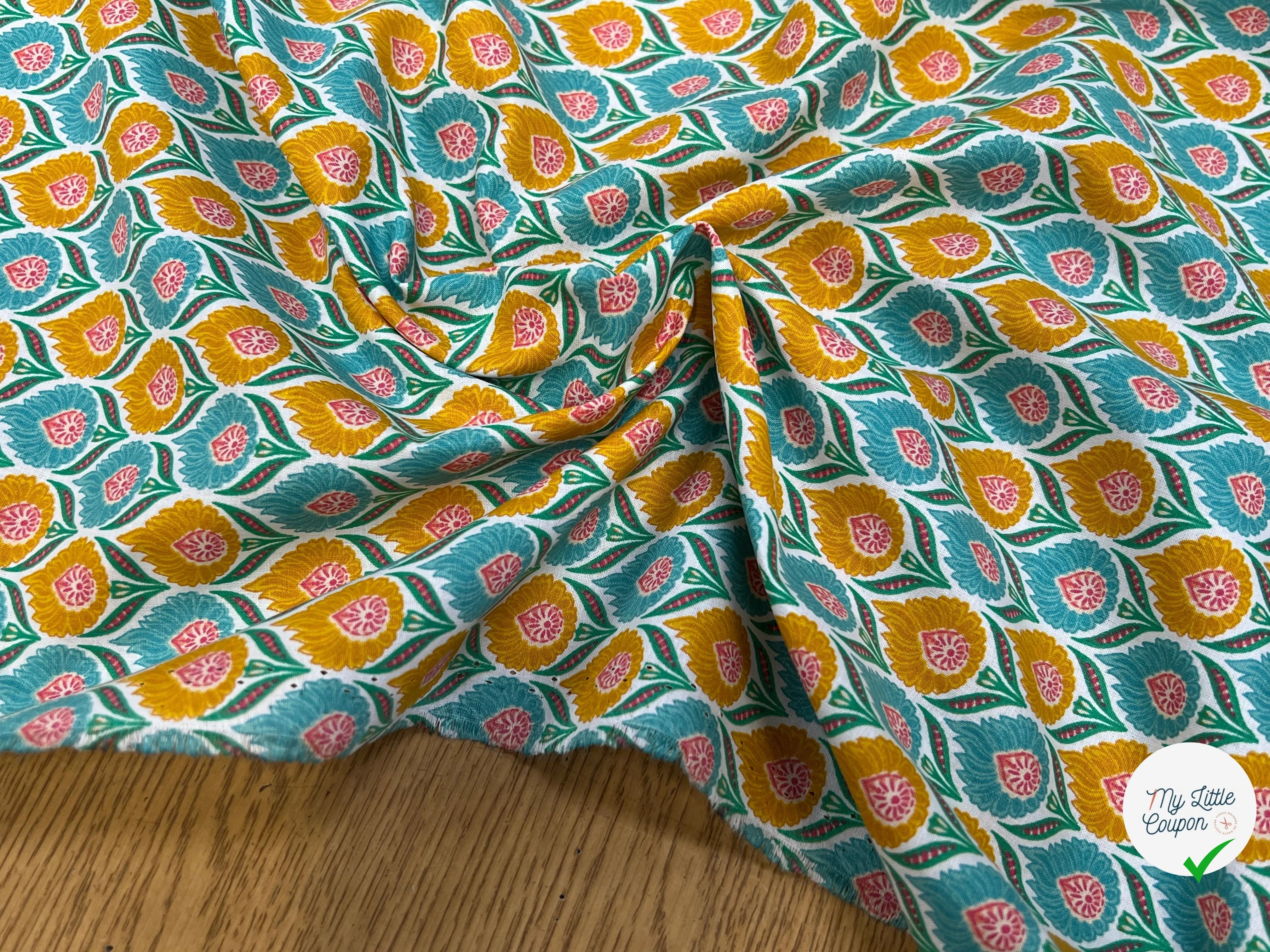 COTON LUKA BLANC CELADON 150 CM - My Little Coupon