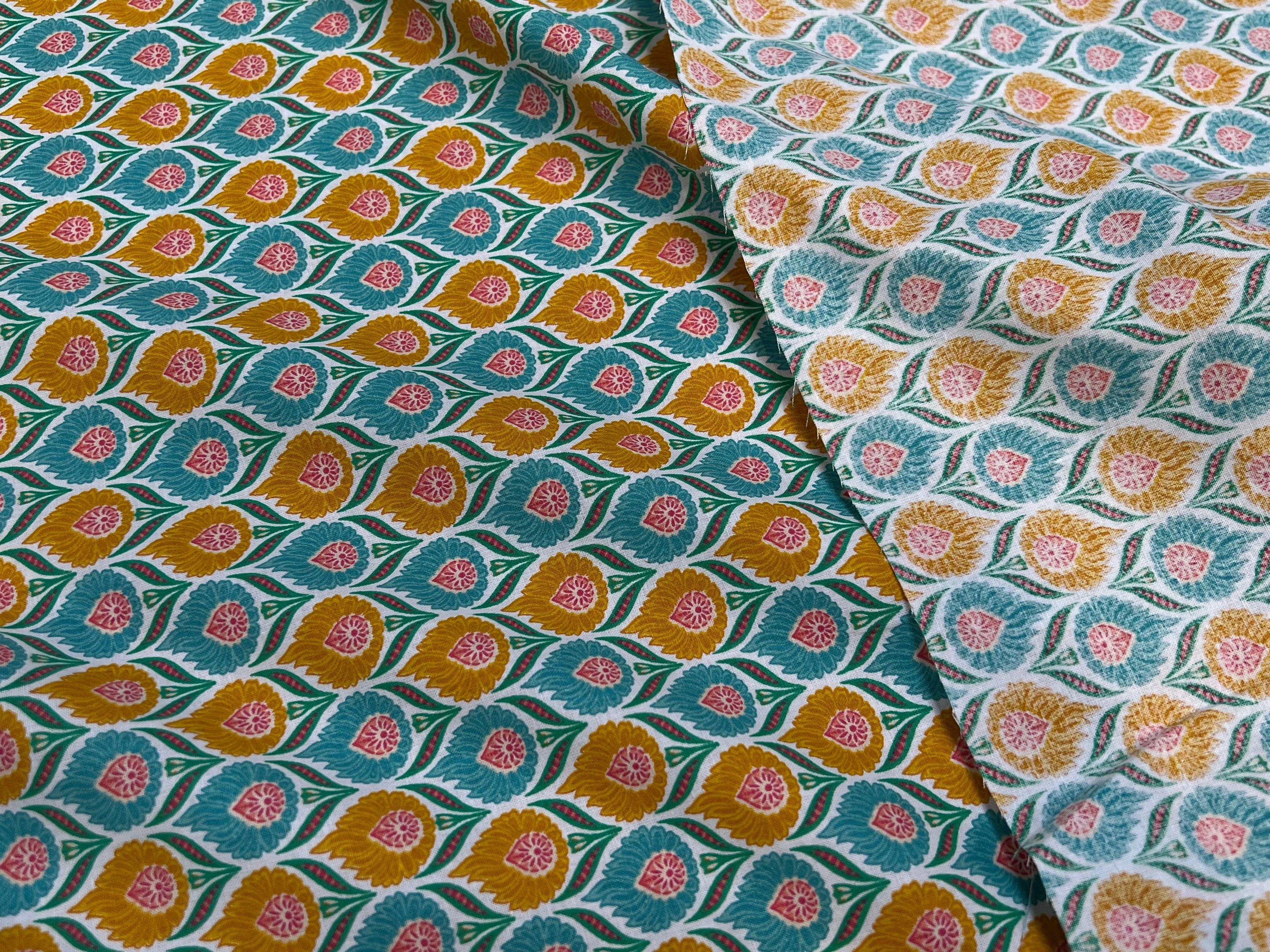 COTON LUKA BLANC CELADON 150 CM - My Little Coupon