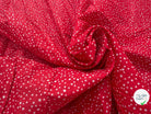 COTON ROUGE ÉTOILÉ BLANC - My Little Coupon