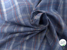 COTON SUR CHEMISE BLEU CAREAUX - My Little Coupon