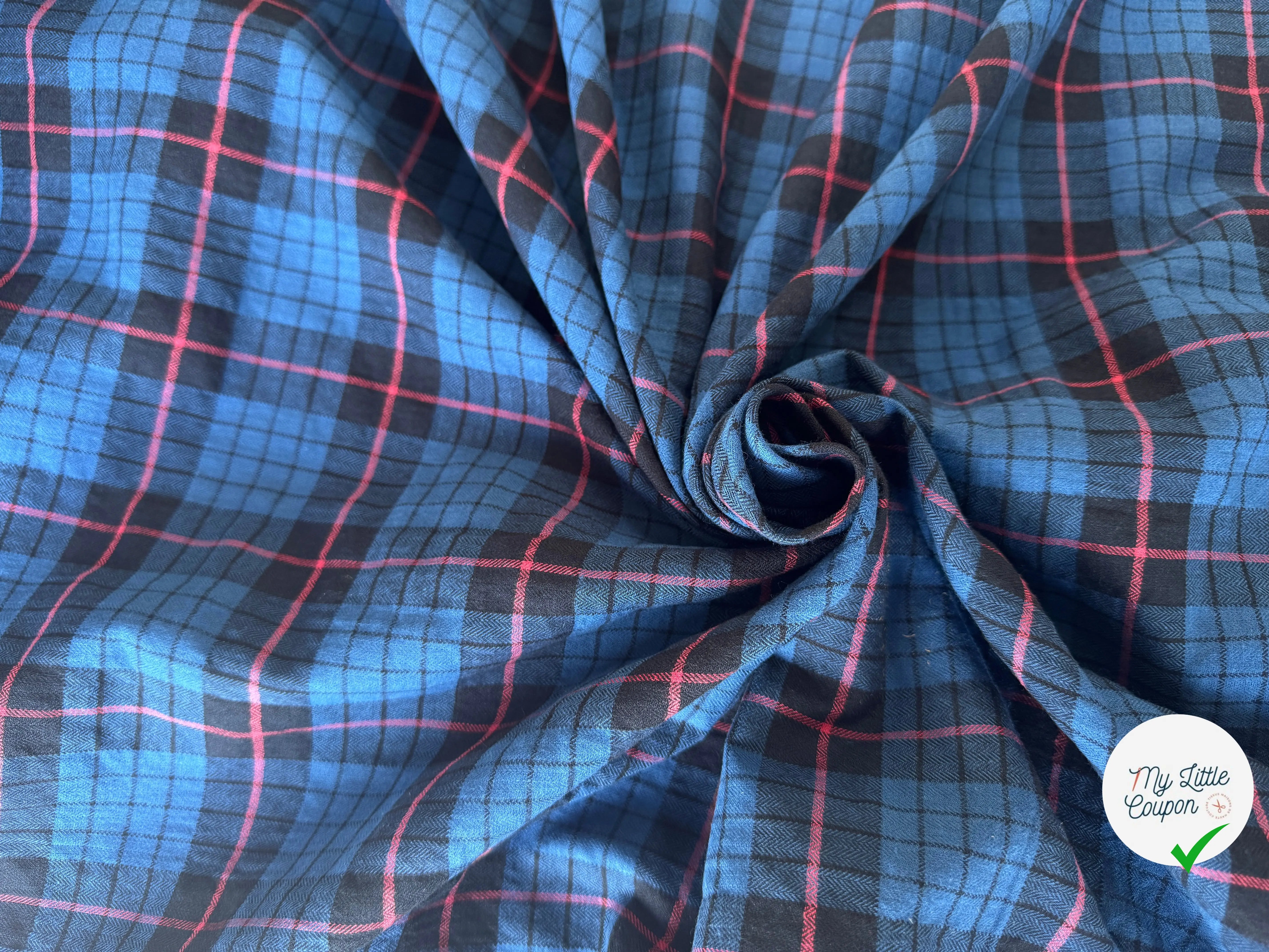 COTON SURCHEMISE TRAPPEUR JAPAN CARREAUX CHEVRON - My Little Coupon