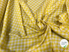 COTON VICHY JAUNE - My Little Coupon