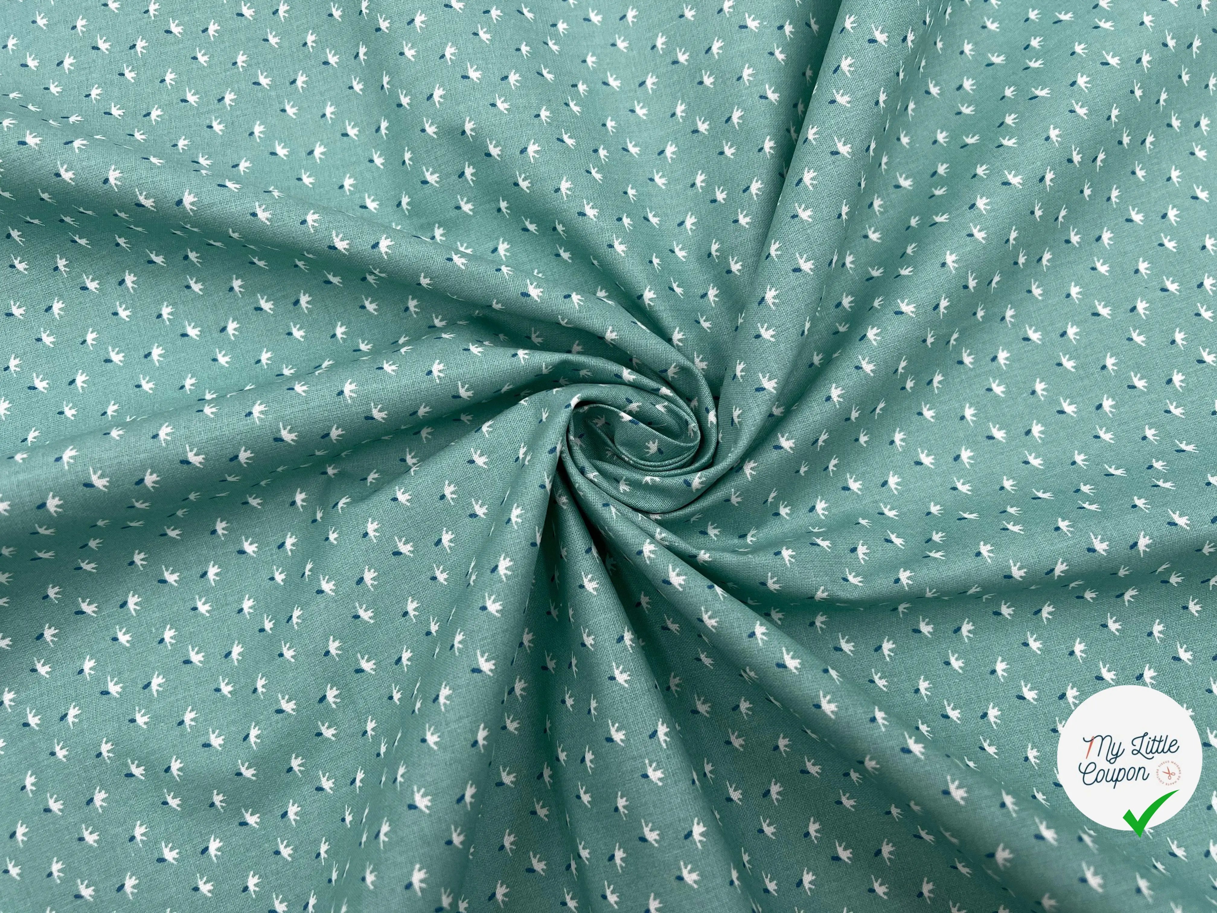 COTONNADE ANISLEY COZID NIL / BLANC - My Little Coupon - tissu - coudre