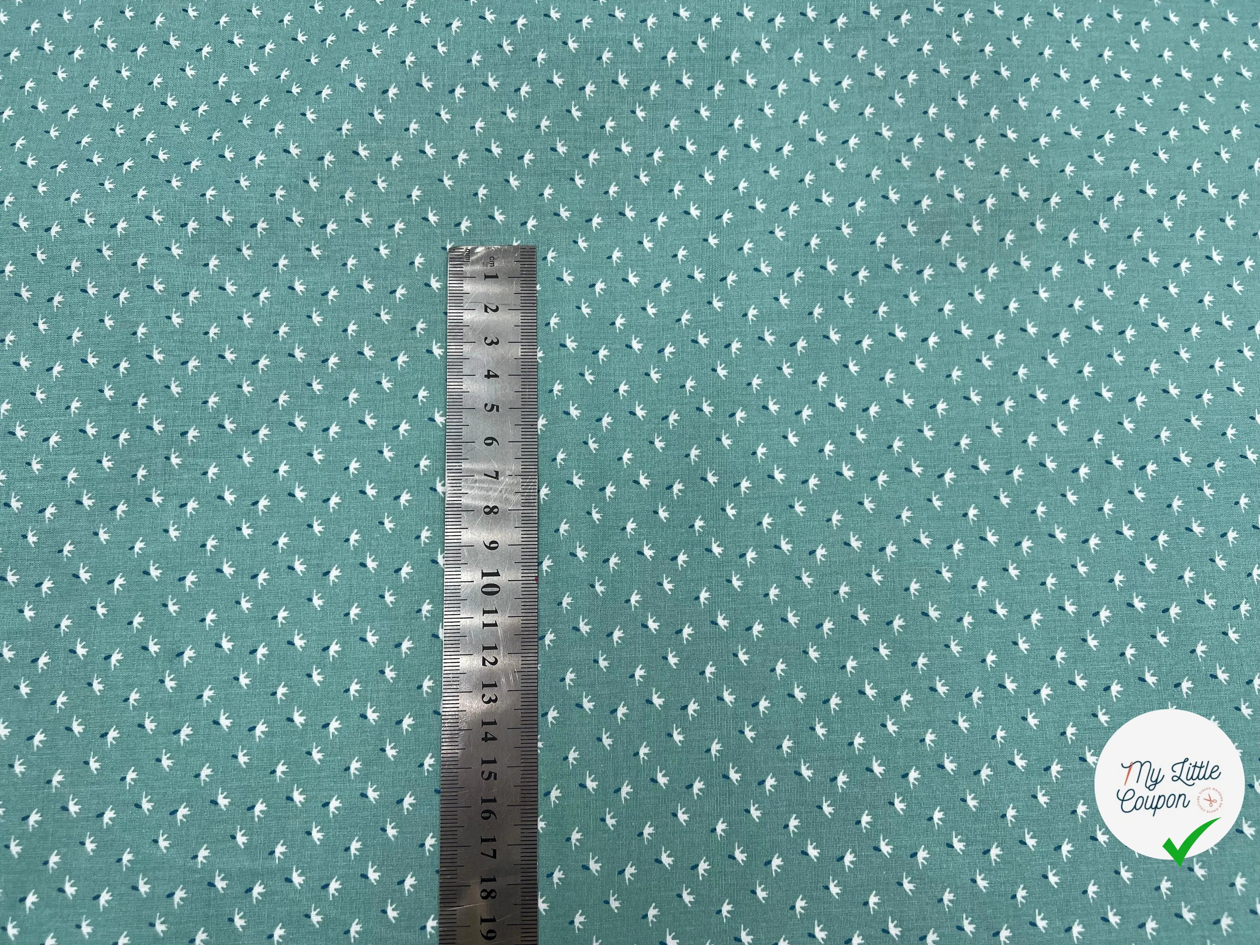 COTONNADE ANISLEY COZID NIL / BLANC - My Little Coupon - tissu - coudre