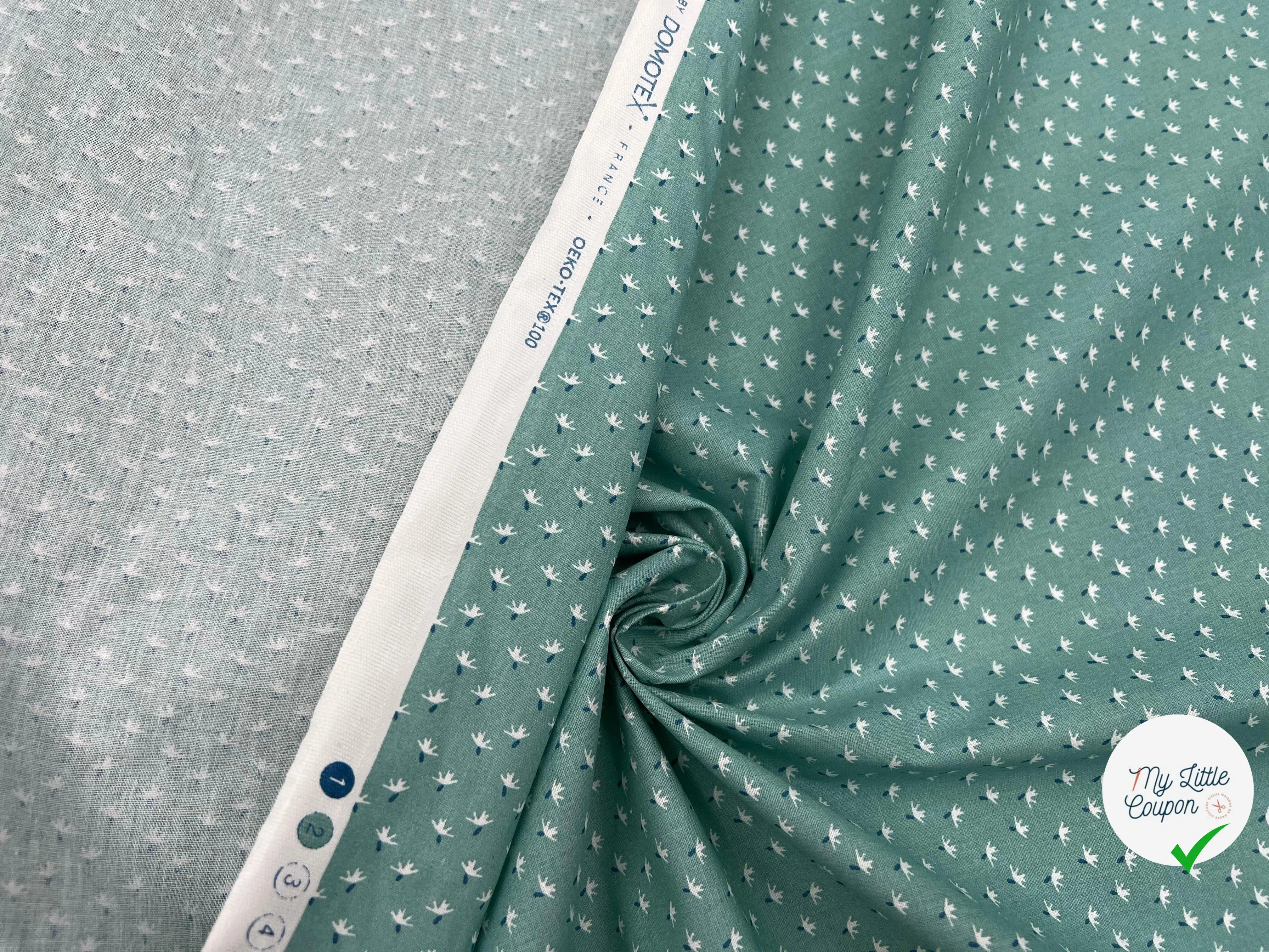 COTONNADE ANISLEY COZID NIL / BLANC - My Little Coupon - tissu - coudre