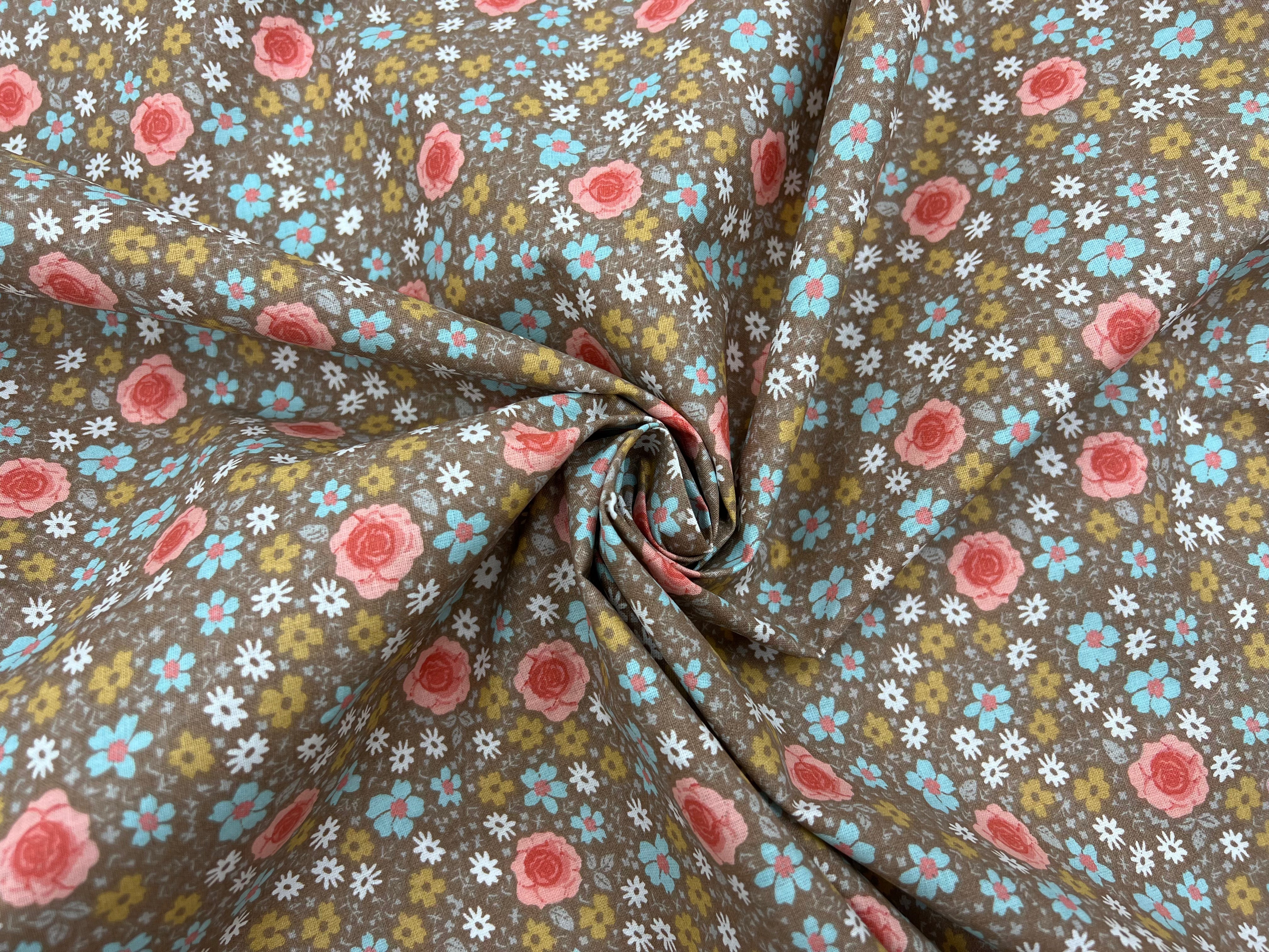 COTONNADE ANISLEY MARRON / PECHE MLC INTERN