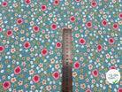 COTONNADE ANISLEY MENTHE / ROSE - My Little Coupon - tissu - coudre