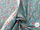 COTONNADE ANISLEY MENTHE / ROSE - My Little Coupon - tissu - coudre