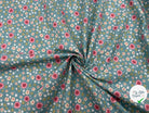 COTONNADE ANISLEY MENTHE / ROSE - My Little Coupon - tissu - coudre