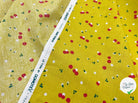 COTONNADE COTON NOZBI CITRON / GRENADINE - My Little Coupon - tissu - coudre