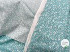 COTONNADE DIFATTI MENTHE ET BLANC - My Little Coupon - tissu - coudre