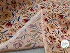 COTONNADE EVELYNE PÊCHE ET BEIGE - My Little Coupon