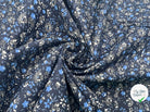 COTONNADE FERMIÈRE IMPRIMÉ VOIE LACTÉE DE FLEURS - My Little Coupon - tissu - coudre