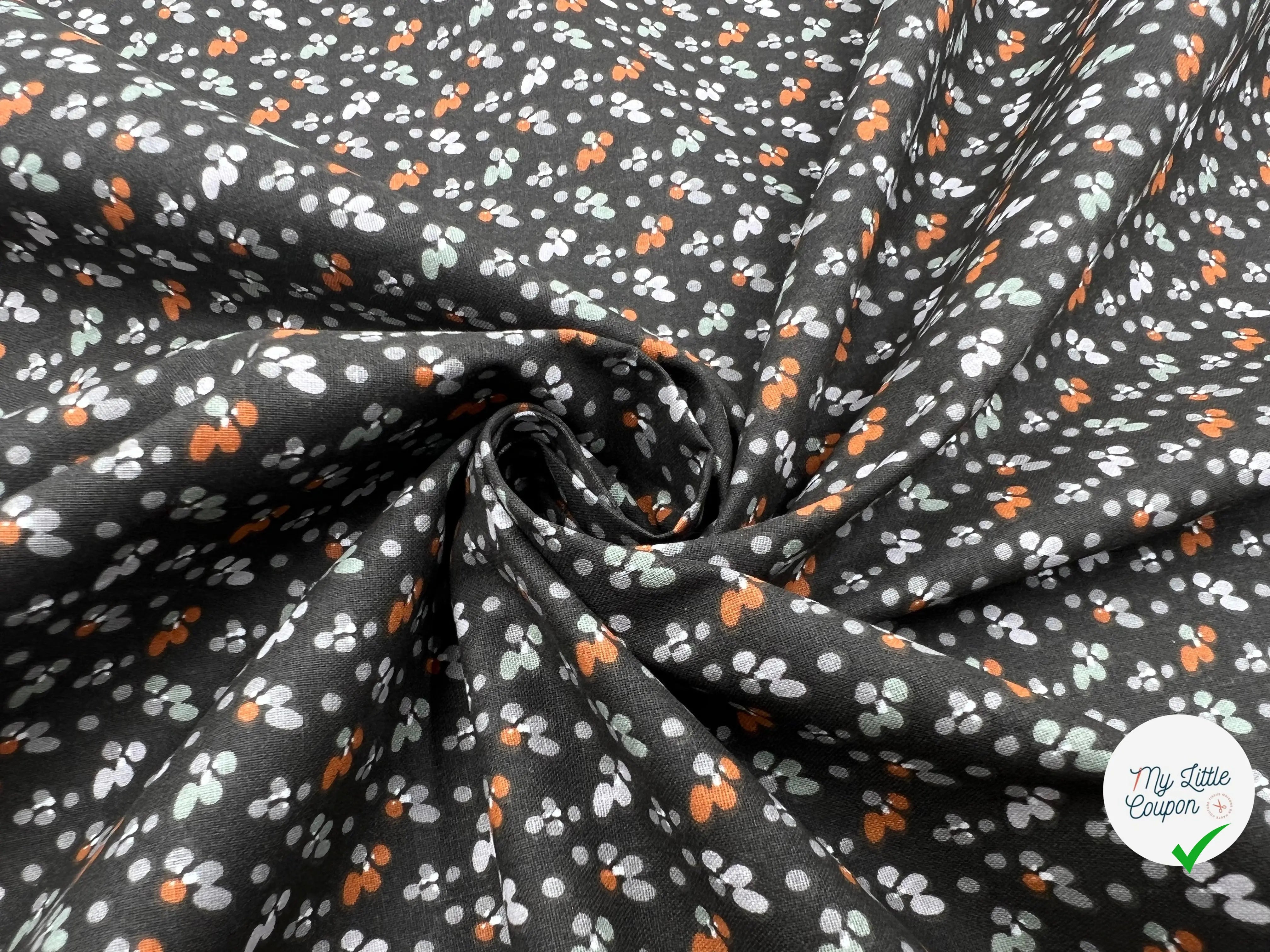 COTONNADE FIDUO WENGUE TILLEUL - My Little Coupon - tissu - coudre