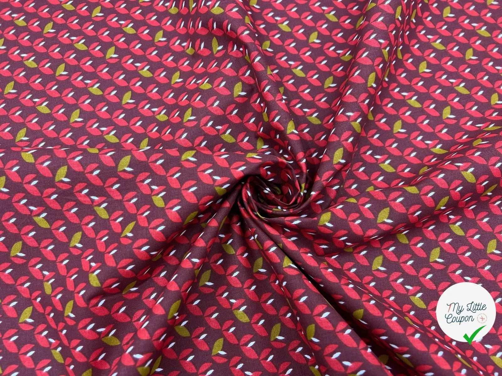 COTONNADE JANA PRUNE / GRENADINE - My Little Coupon - tissu - coudre