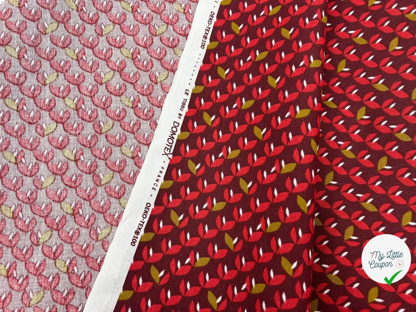 COTONNADE JANA PRUNE / GRENADINE - My Little Coupon - tissu - coudre