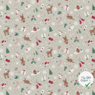 COTONNADE LAPONIE GRIS / ROUGE 1E Y2 150 - My Little Coupon