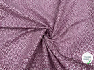 COTONNADE LIPELO VIOLINE / BLANC - My Little Coupon - tissu - coudre