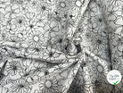 COTONNADE LYCOLIA BLANC / NOIR 1B D1X 150 - My Little Coupon