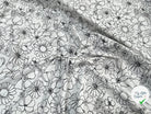 COTONNADE LYCOLIA BLANC / NOIR 1B D1X 150 - My Little Coupon