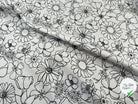 COTONNADE LYCOLIA BLANC / NOIR 1B D1X 150 - My Little Coupon
