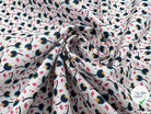 COTONNADE MARINE ET BEGONIA - My Little Coupon - tissu - coudre