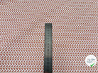 COTONNADE MARITA MARSALA / PRUNE - My Little Coupon - tissu - coudre